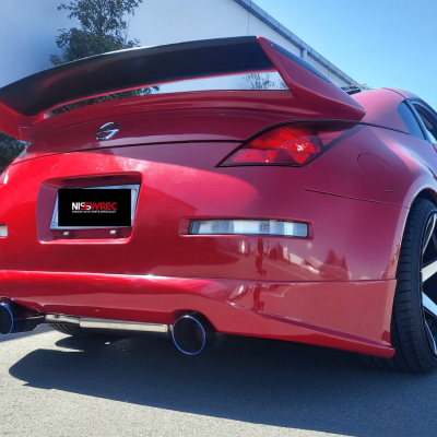 350Z STAINLESS STEEL TWIN EXIT EXHAUST